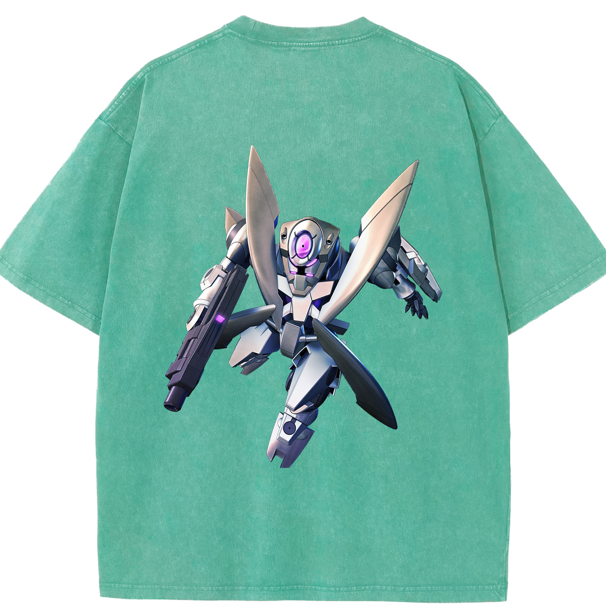 （画像用） 機動戦士ガンダム Mobile Suit Gundam 綿100% ヴィンテージ風 半袖Tシャツ（背面プリント）
